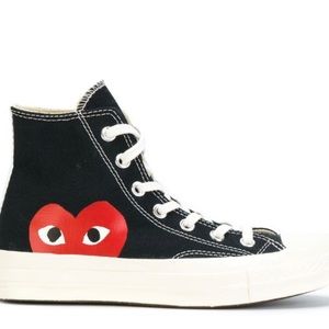 Comme des garçons play x converse high top